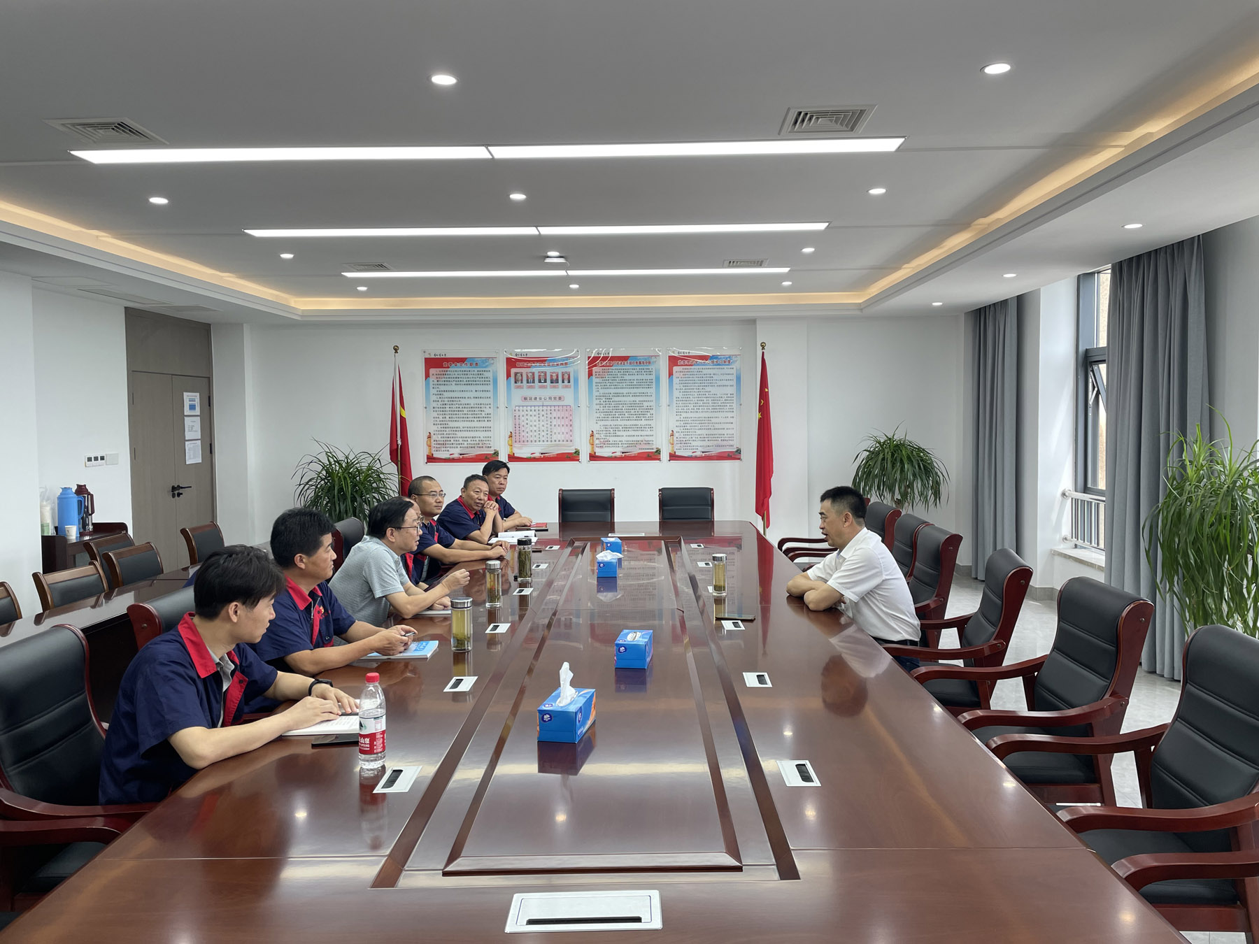 集團(tuán)公司黨委委員、總工程師周俊到公司調(diào)研 