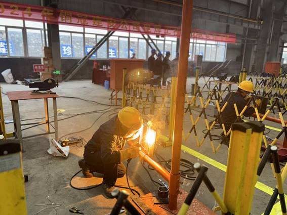 公司舉辦電焊工、電工技術(shù)比武